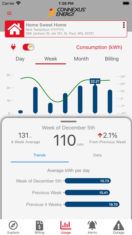 #5. Connexus Energy (iOS) Podle: VertexOne