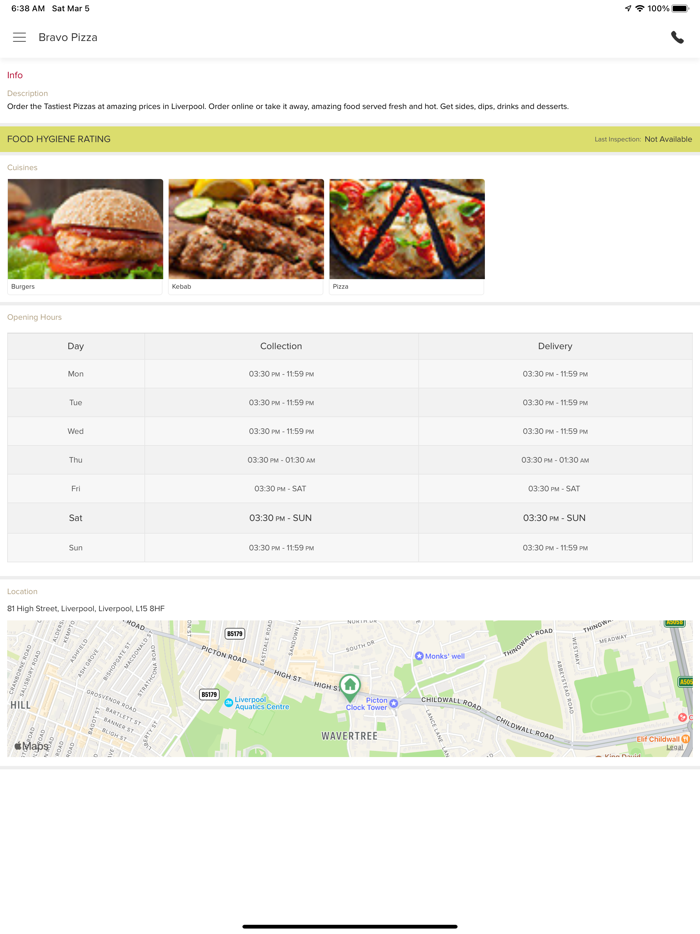 Bravo Pizza Liverpool