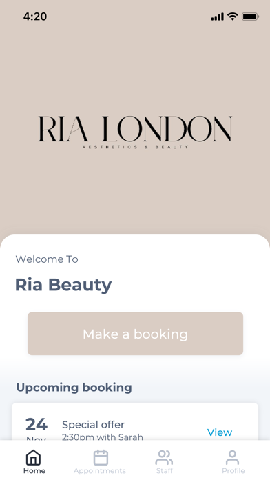 Ria London Screenshot