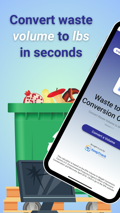 Waste Conversion Calculator Screenshot