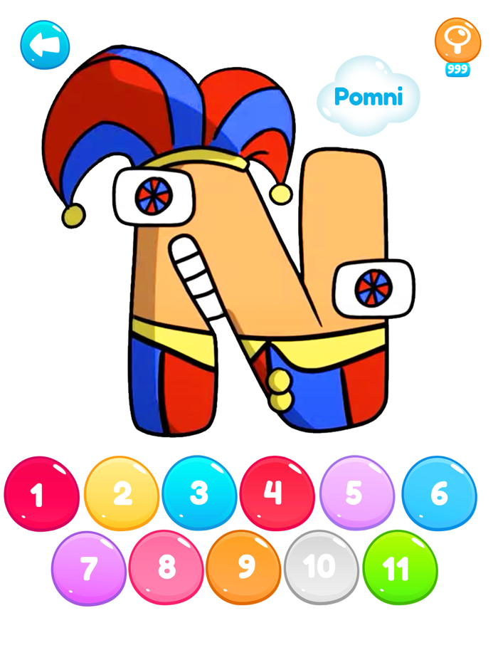 Coloring Digital Circus