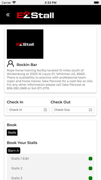 Ezstall Management Screenshot