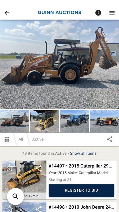 Guinn Auction Company Screenshot