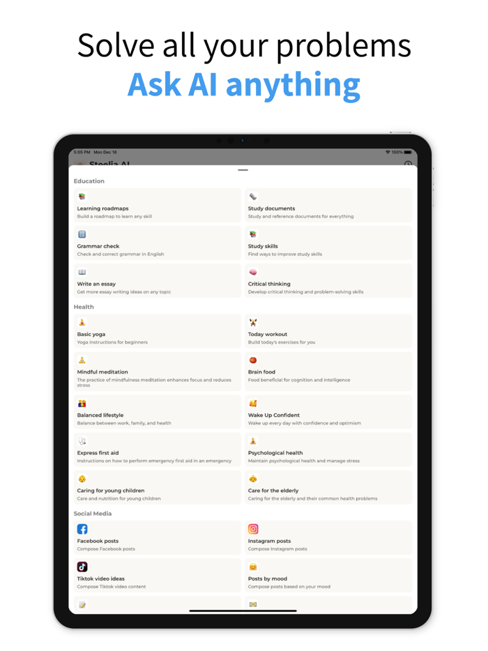 Steelia AI Chat Bot Assistant
