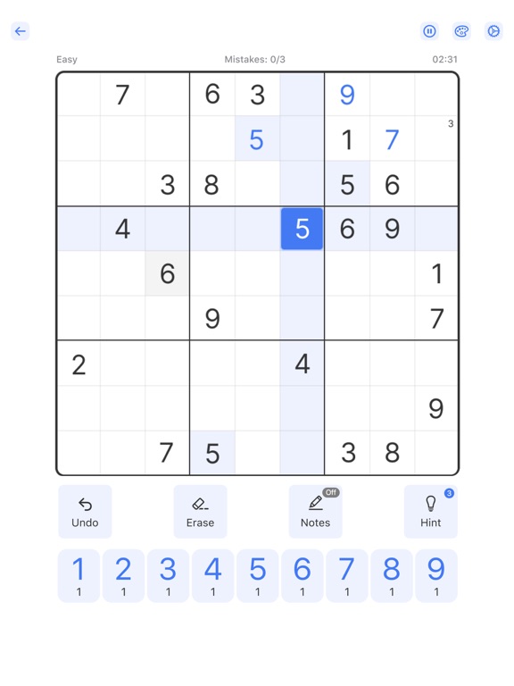 Sudoku Classic Puzzles Games