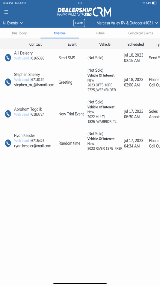 #2. DP360 CRM (iOS) Ved: Dealership Performance LLC
