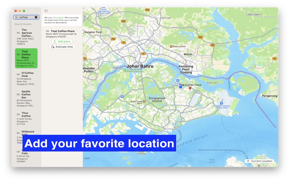 #1. City Commuter App (macOS) 由: Sungwook Baek