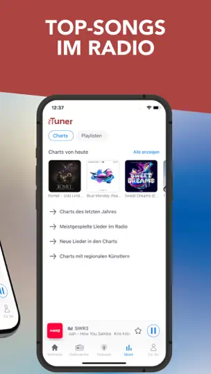 Screenshot von MyTuner Radio App Deutschland auf dem iPhone 6