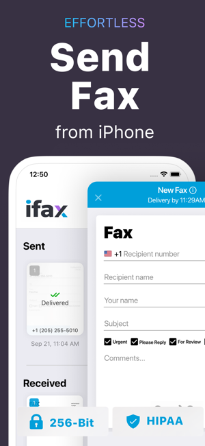 ‎iFax App Send Fax From iPhone Screenshot