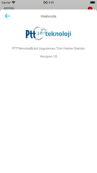 PTT Teknoloji Bulut Screenshot