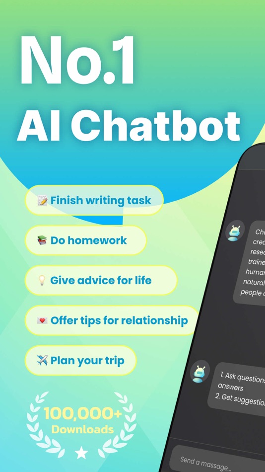 #1. Ask AI: Chat with AI Chatbot (iOS) Podle: cloudmakerlab pte ltd