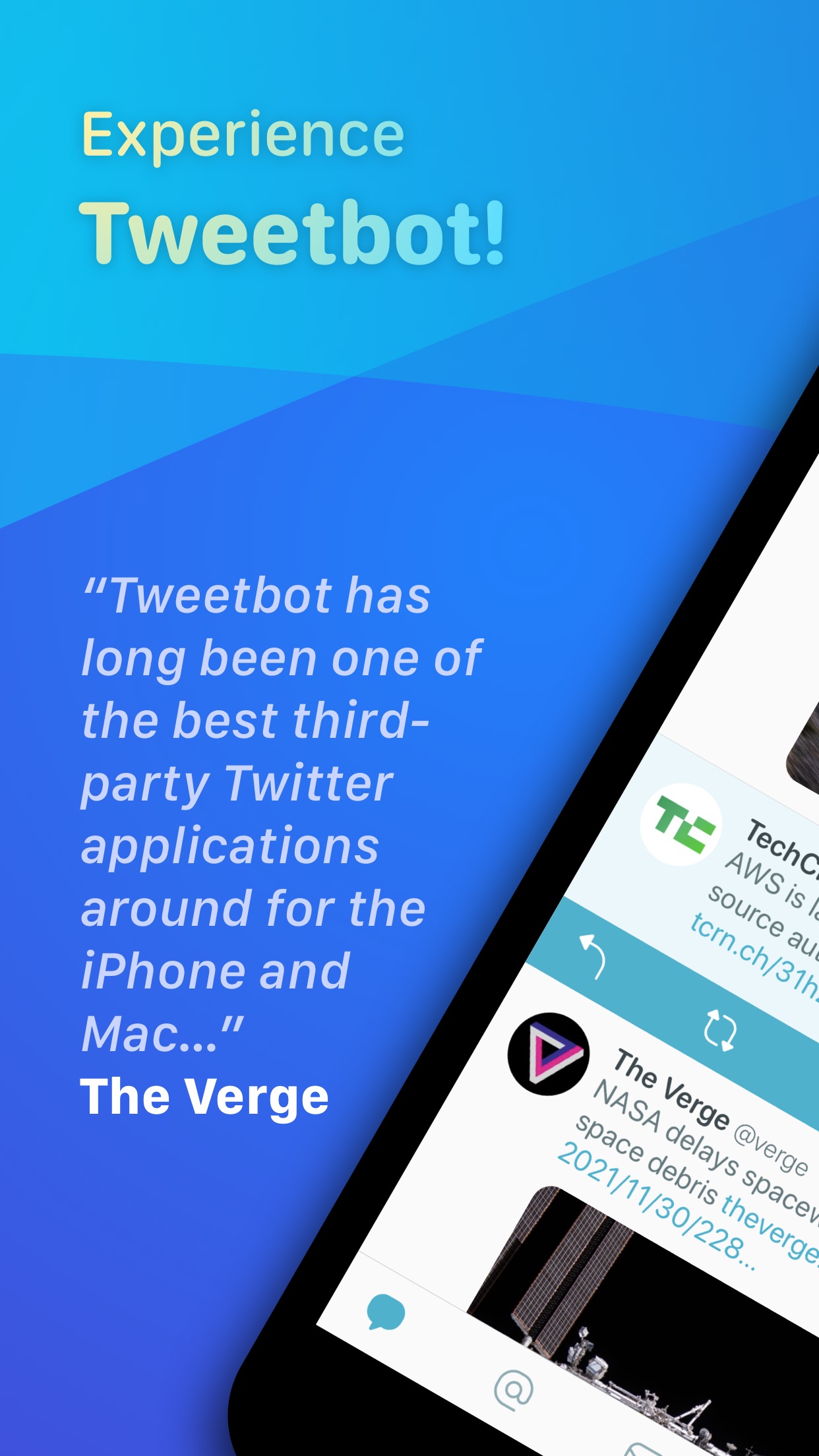 Screenshot do app Tweetbot for Twitter