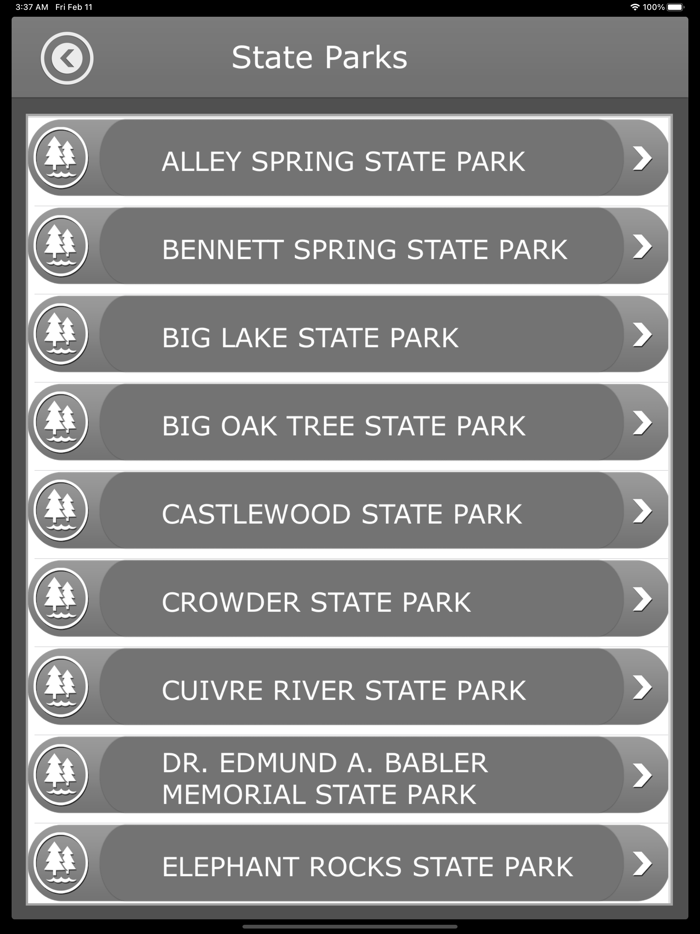 Missouri-Camping and TrailsPark