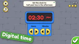 king of math: telling time iphone screenshot 3