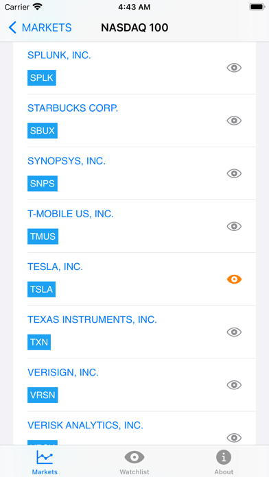 EagleEye - Company Tracker Screenshot