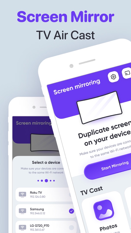 #1. Screen Mirroring App: Air Cast (iOS) 由: Pranas Semionova