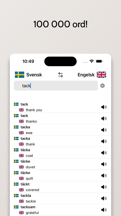 Engelsk-Svensk ordbokのおすすめ画像2