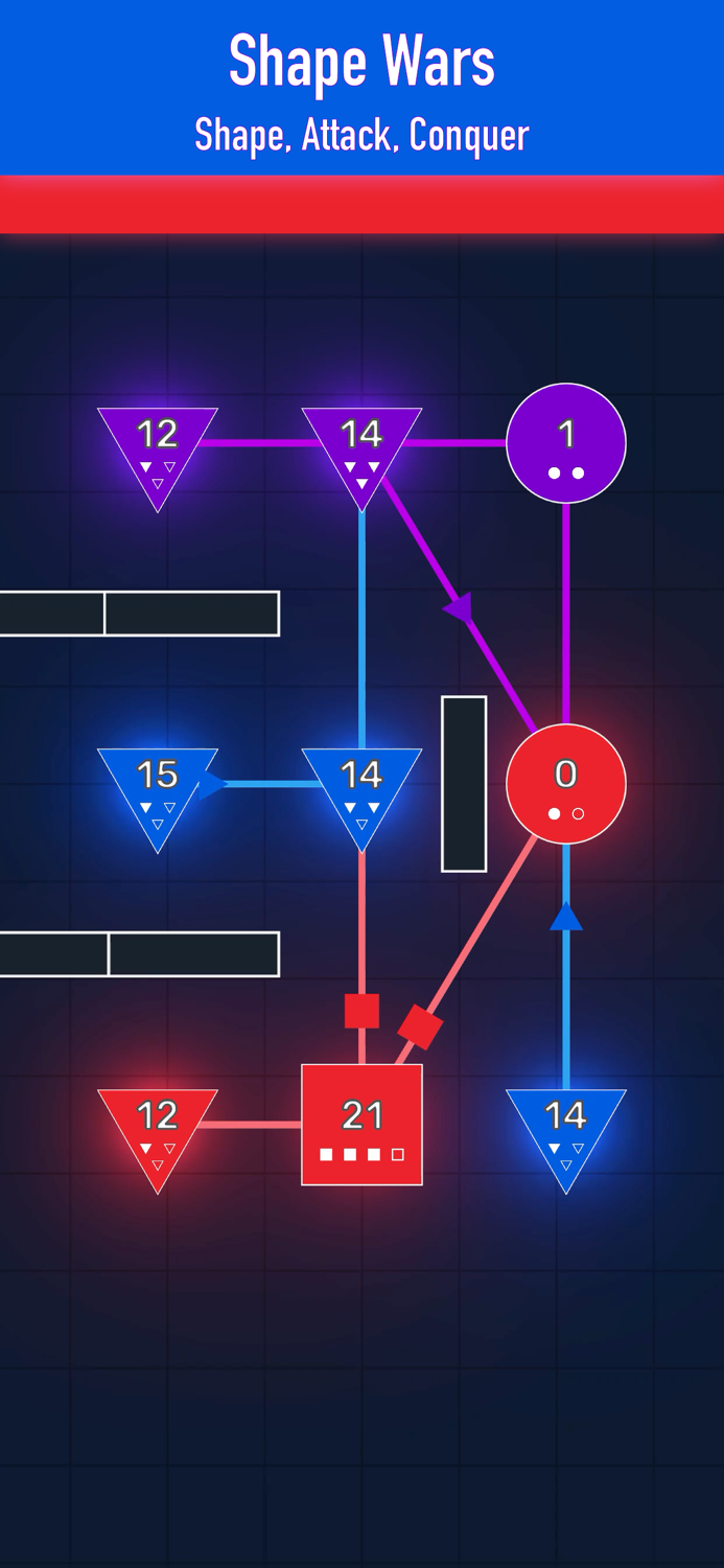 Shape Wars Strategy Game