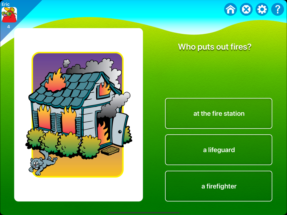#2. WH Question Cards: (iOS) 由: Super Duper Publications