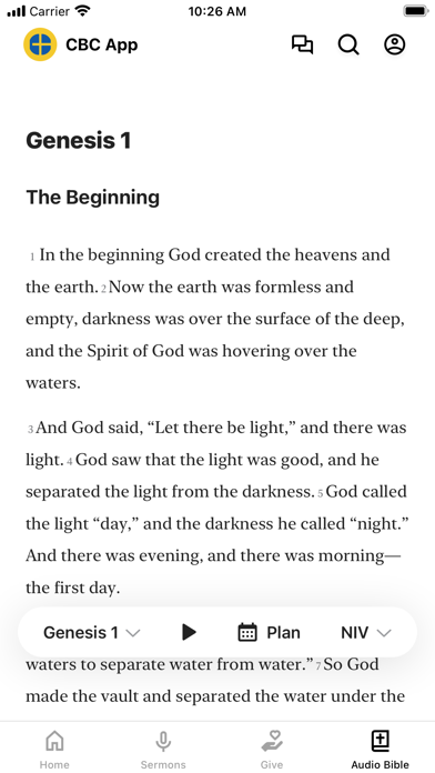 Christ Bible Church App Screenshot