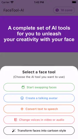 Game screenshot FaceTool: Face Swap & AI Voice mod apk