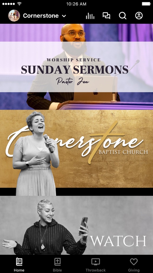 #1. Cornerstone RVA (iOS) Ved: Cornerstone Baptist Church (NORTH CHESTERFIELD)