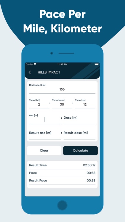 Running calculator Pace, Race screenshot-5