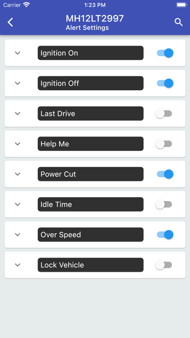 Track My Wheels Screenshot