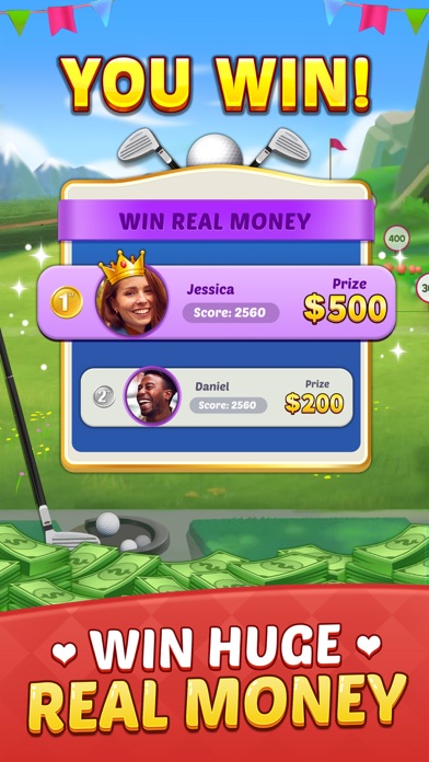 Golf Solitaire: Win Real Money Screenshot