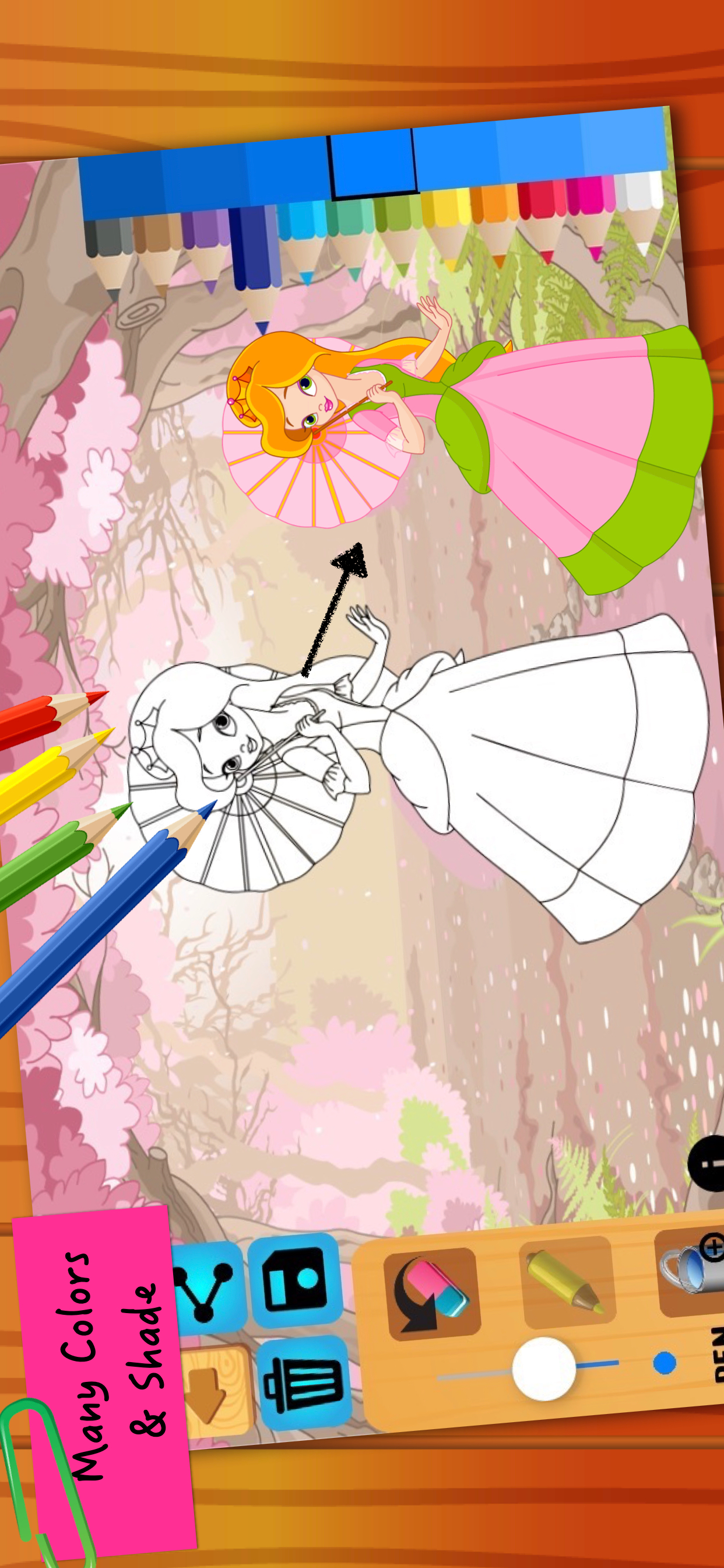 Princess Fairy Tales Coloring