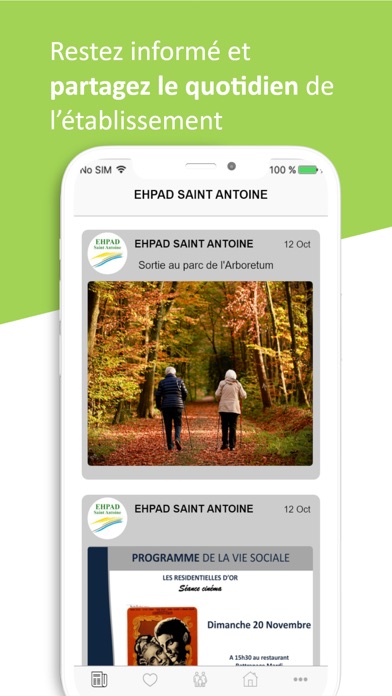 EHPAD Saint Antoine Screenshot
