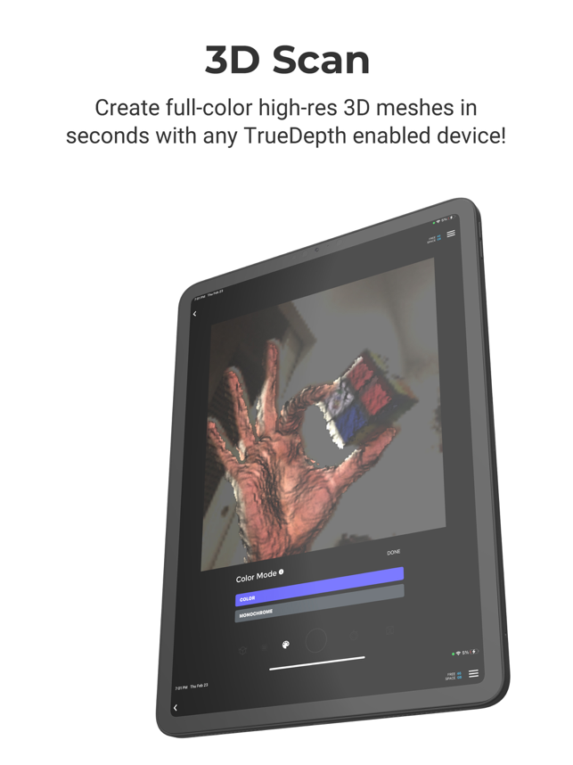 ‎Scandy Pro: 3D Scanner, 3D App Screenshot