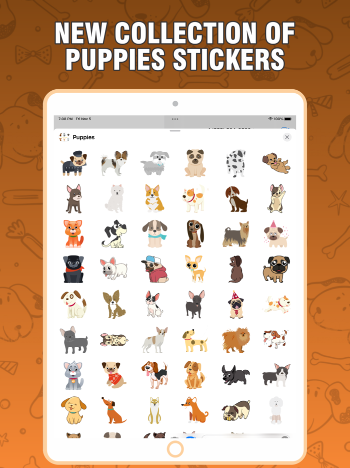 Cute Puppies Stickers