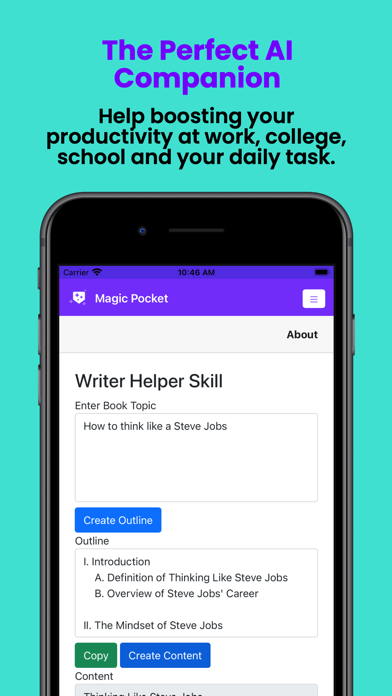 Screenshot #3 pour Magic Pocket - AI Tools