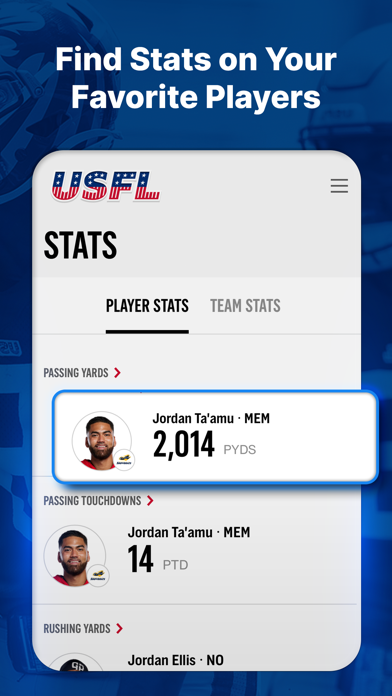 USFL | The Official App Screenshot