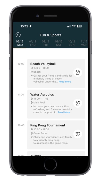 Nonius Mobile Guest App Screenshot