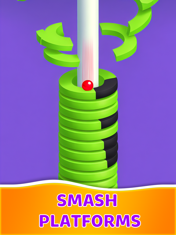 Screenshot #5 pour Helix Paint Ball - jump Stack