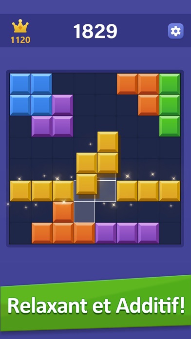 Screenshot #1 pour Color Block Puzzle!