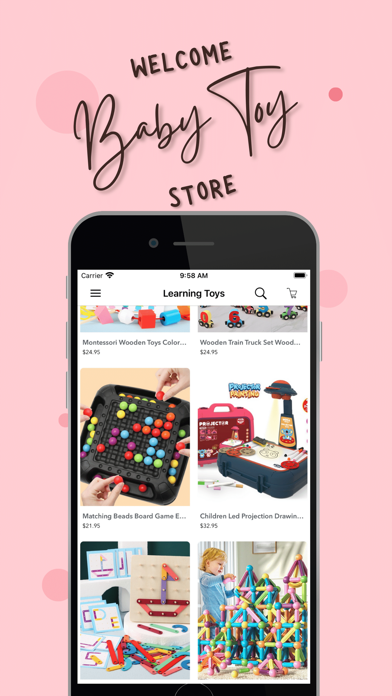 Baby Toys Shopping Store Screenshot