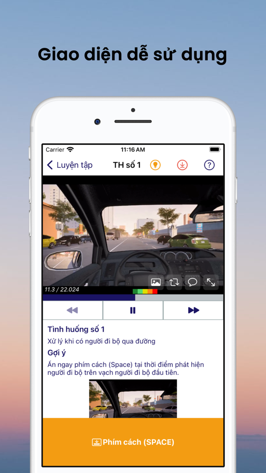 #4. 120 Câu Mô Phỏng GPLX (iOS) 由: Swifty Solutions Company Limited