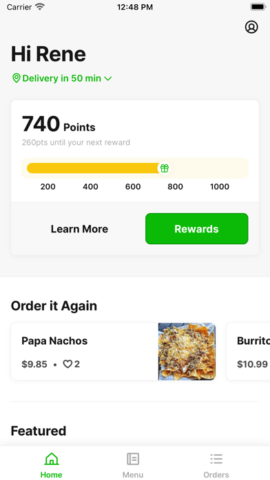 Las Margaritas Restaurant Screenshot