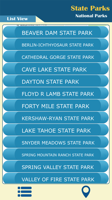 Nevada-State & National Park Screenshot