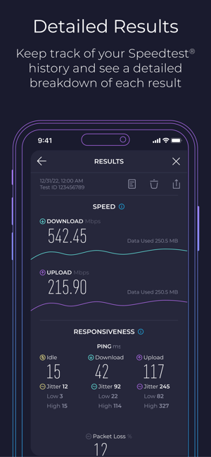 ‎Speedtest by Ookla Screenshot