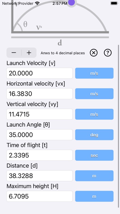 Projectile Motion Calc