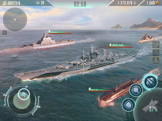 Battle Warship: Naval Empire iPad app afbeelding 2