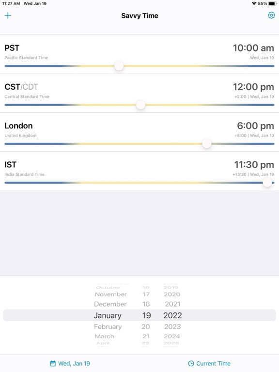 Savvy Time iPad screenshot 5 - Productivity app