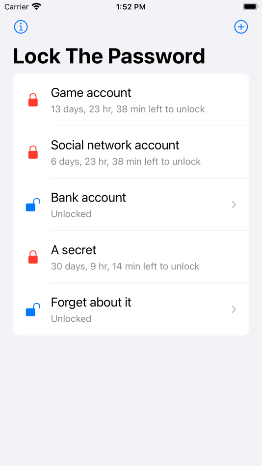 Lock The Password - 1.1 - (iOS)