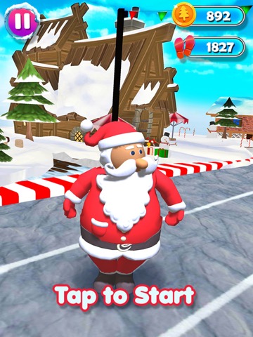 Santa Run - Christmas Gameのおすすめ画像1