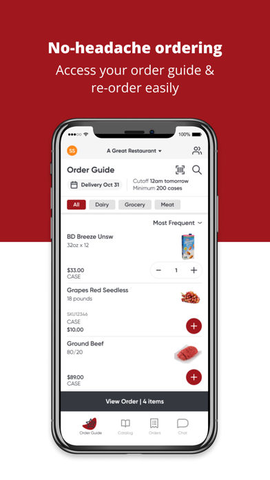 Schiff's Food Service Screenshot