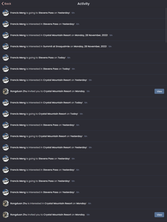 Fusend iPad screenshot 3 - Travel app